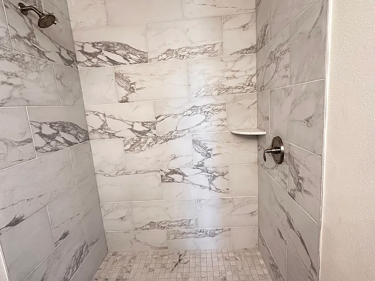 Master shower