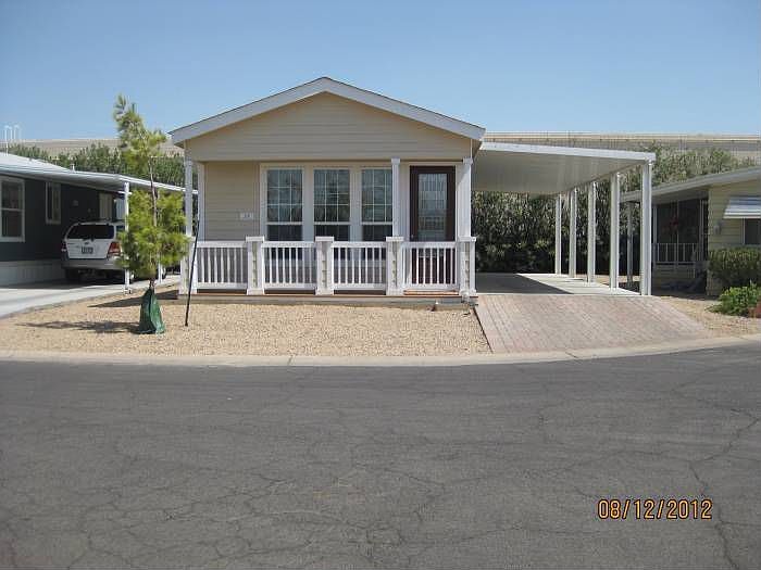 Front view of the home
