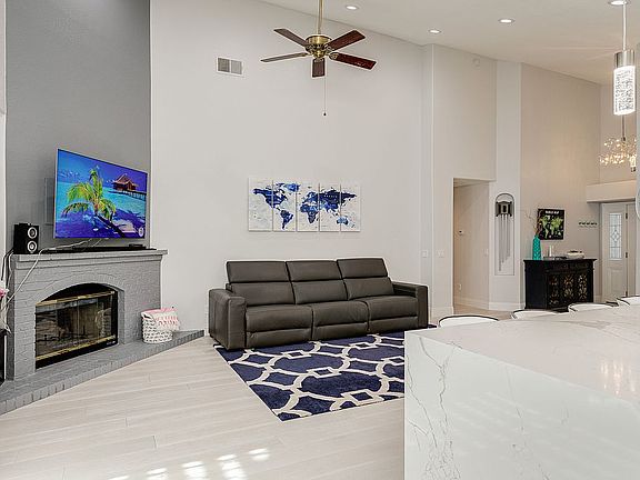 Waterfall edge counter.