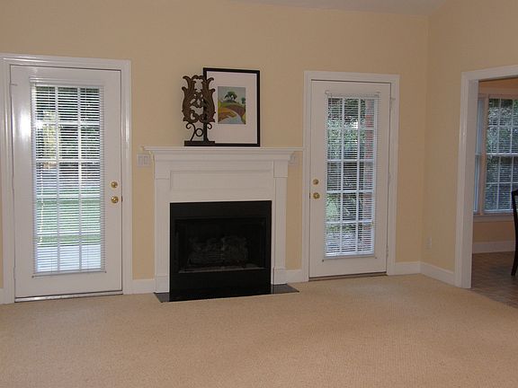 Family Room with Gas Logs