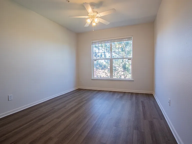 Spacious bedrooms can accommodate any bed size