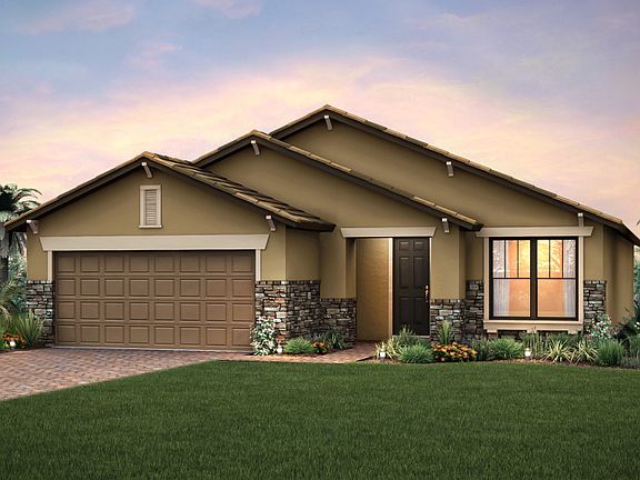 Elevation C2B with stone