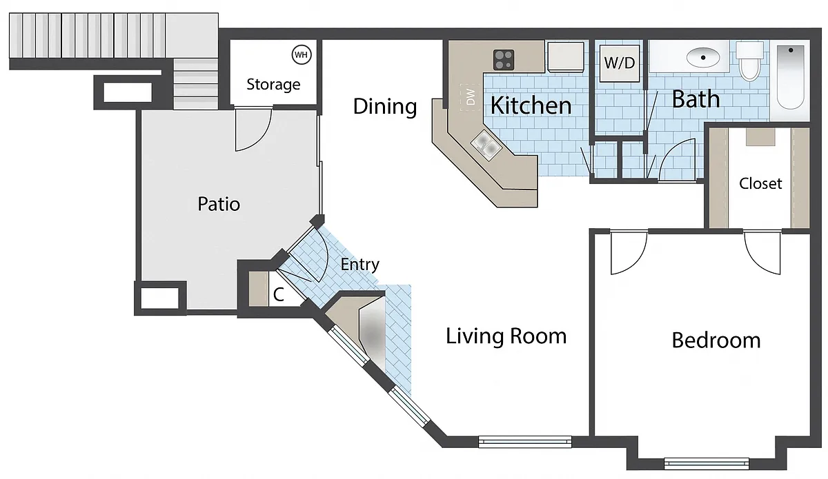 Floor plan A1R