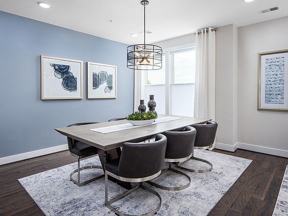 Dining Room Feels Integrated into the Living Space