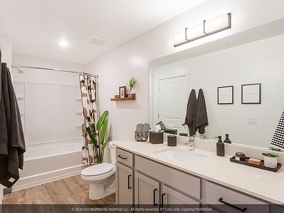 Oversized Deep Tubs with Shelving & Curved Shower Rod