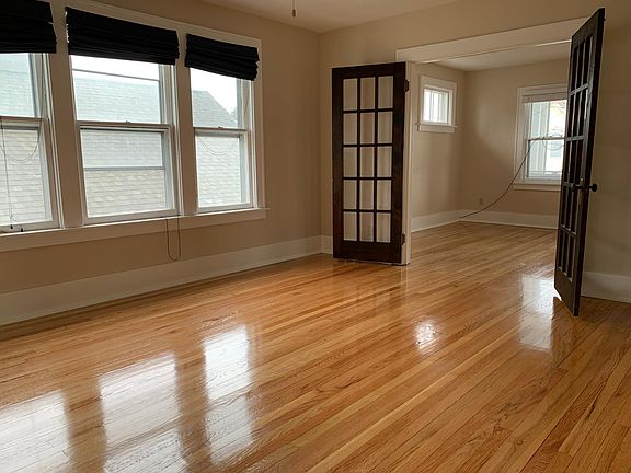Living Room With French Doors and Large Windows