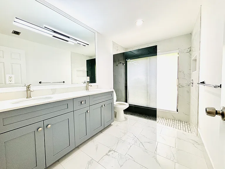 Master Bathroom His and her sink