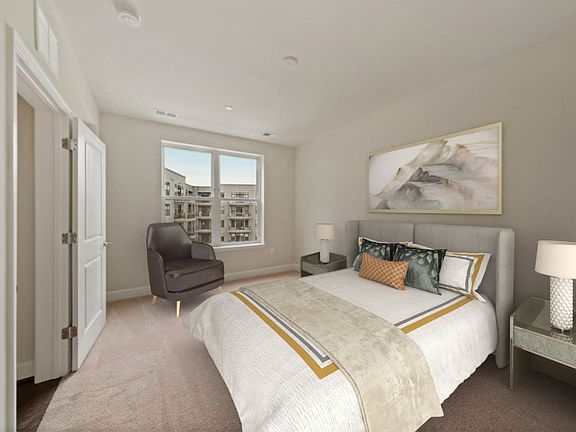 Carpeted Owner s Suite with a Private Bathroom and Walk-in Closet