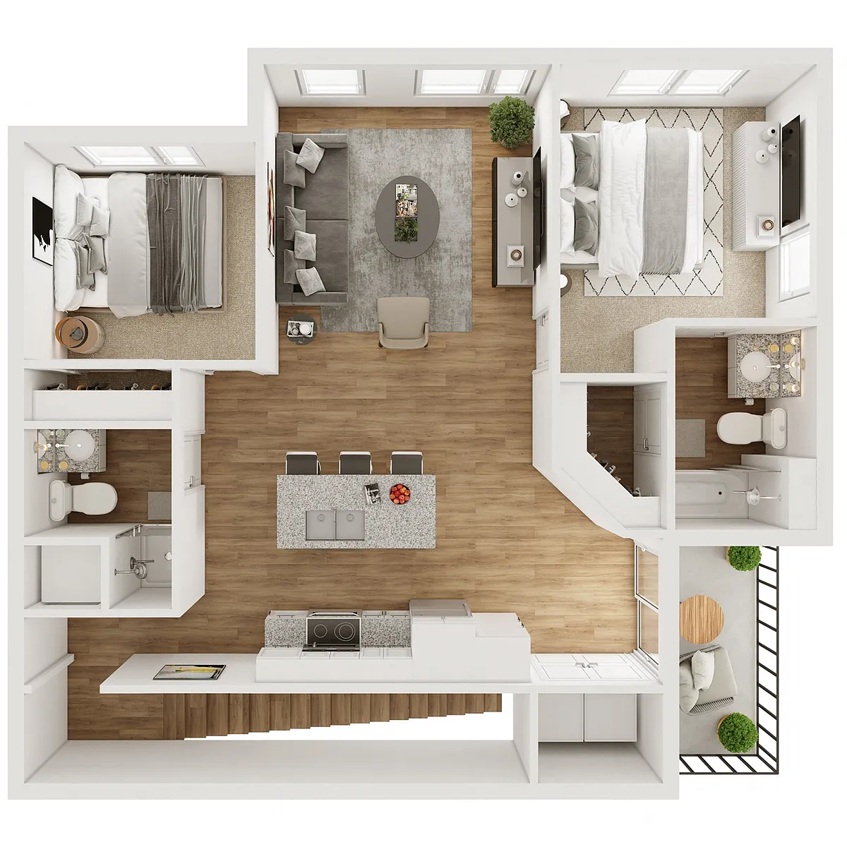 Floor plan The Smithville Villa
