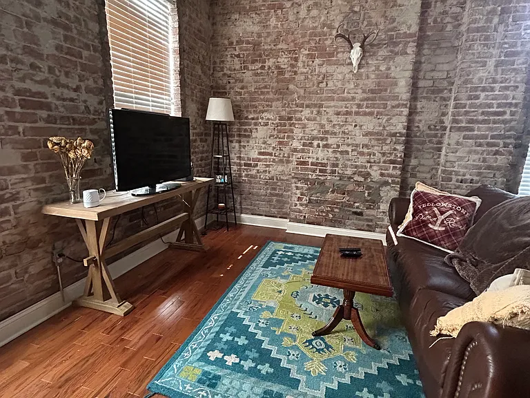 View of living area.