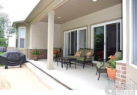 Patio close up