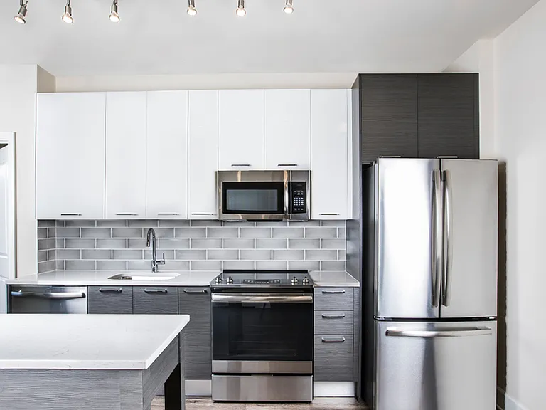 Modern Kitchen with Stainless Steel Appliances