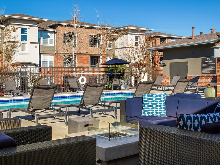Poolside Lounge Area