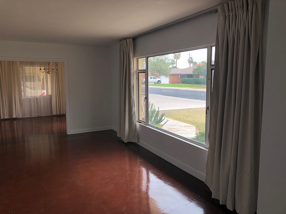 Living Room (foreground) and Dining room