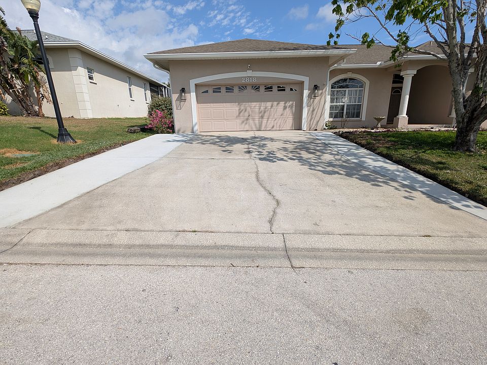 Widened driveway to accommodate 3 cars