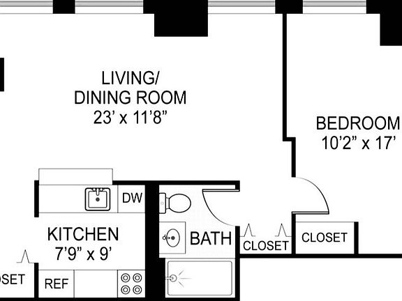 3rd image of 88 Greenwich St APT 3205