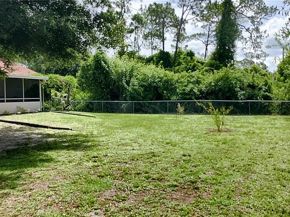 Large fenced in back yard