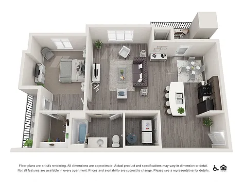 Floor plan 1 Bedroom 1 Bathroom