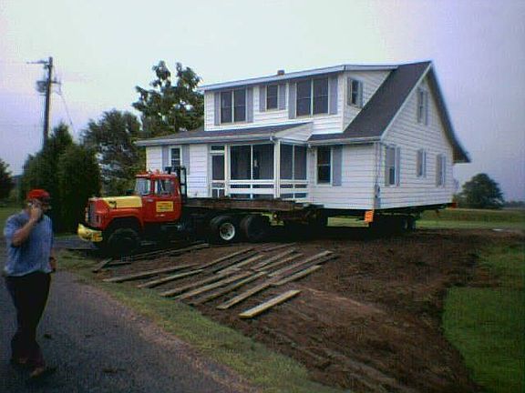 home being moved by expert house movers of VA/MD