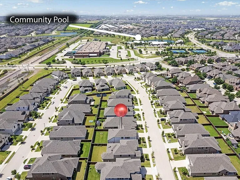Home is just a short way from the community pool and activities.