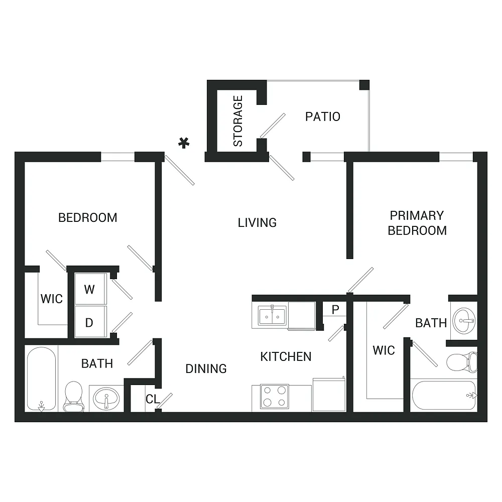 Floor plan Brookhaven