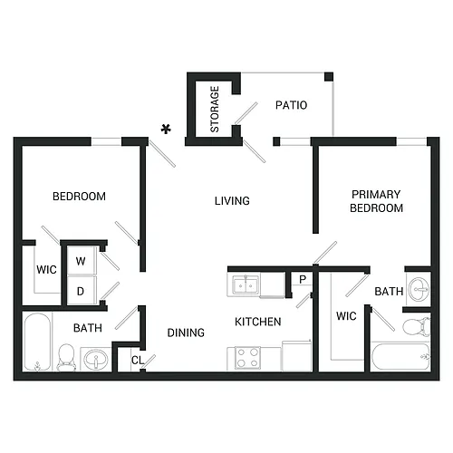 Floor plan Brookhaven