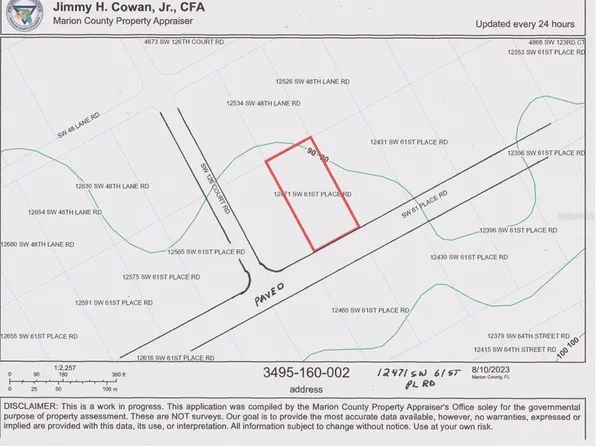 12471 SW 61ST PLACE ROAD LOT 2, OCALA, FL 34481