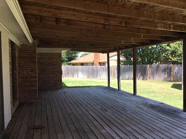 Covered Back Porch