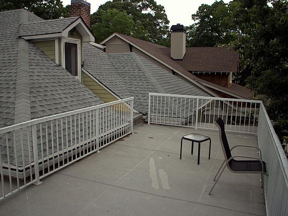Balcony of the apartment