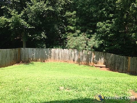 Wood Fence. Private backyard