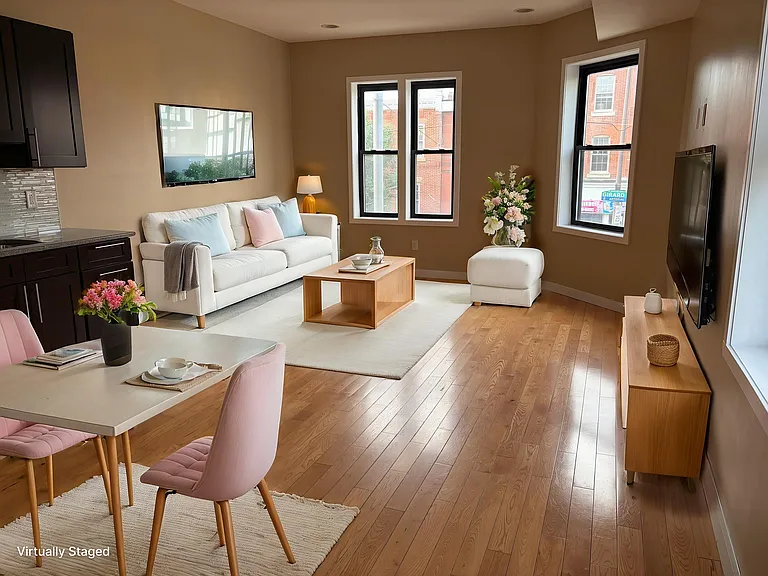 Virtually Staged Living Room