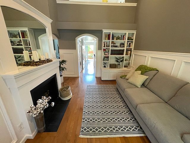 Living room - Home features wainscoting and French trim - classic, sophisticated, and elegant style
