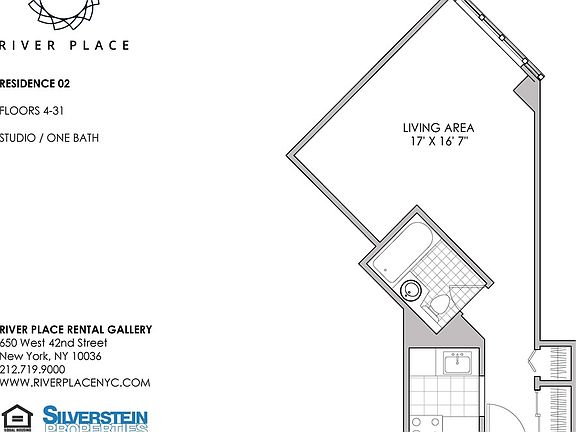 2nd image of 1 River Pl APT 3002