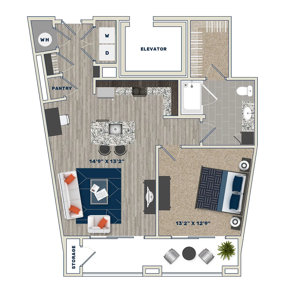 Floor plan A1F