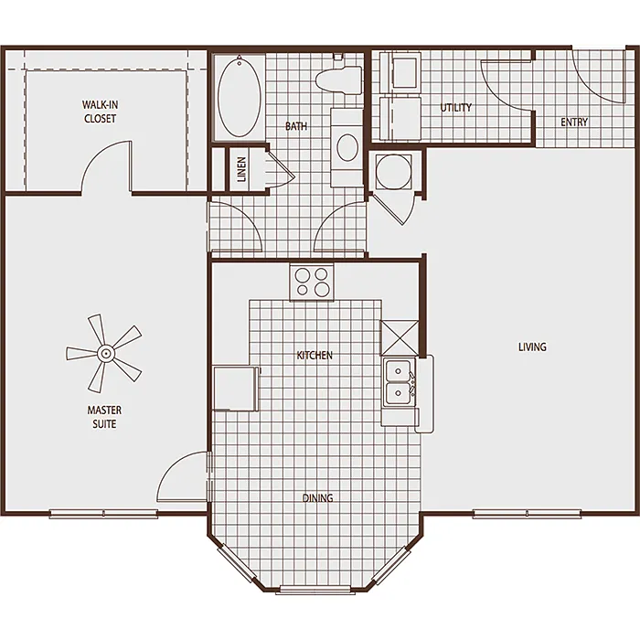 Floor plan 1 Bed