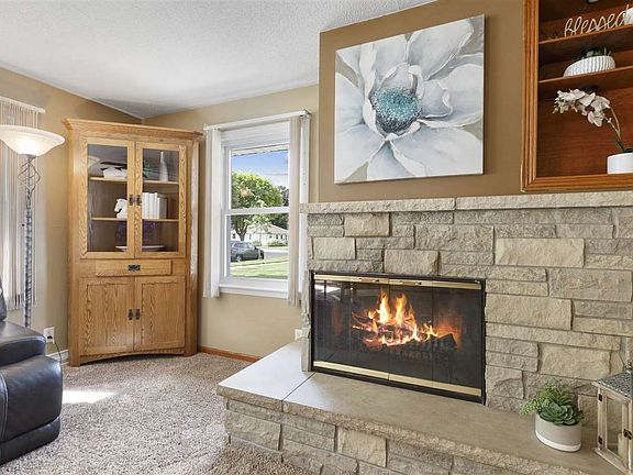 Wood Burning Fireplace