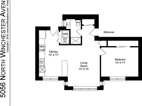 5th image of 5056 1/2 N Winchester Ave #2E