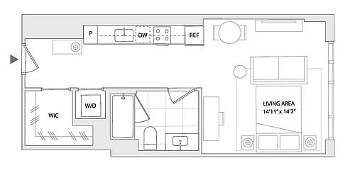 Floor plan STUDIO A4