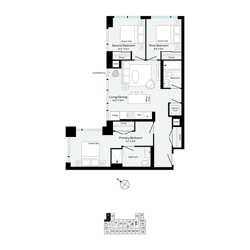 Floor plan Q0617