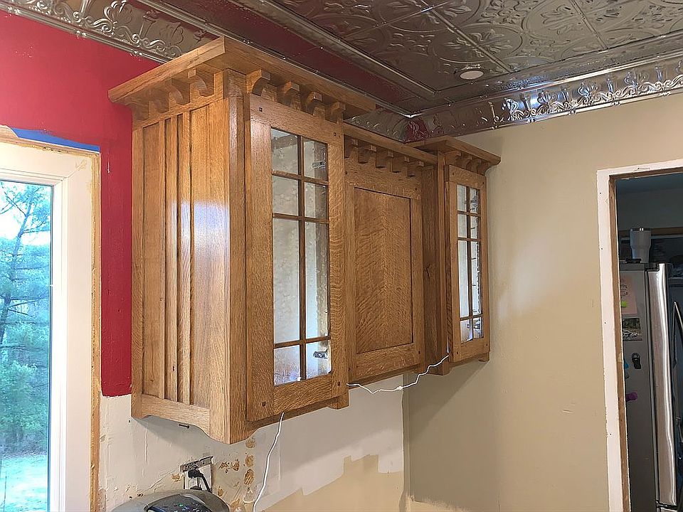 designed cabinets and built