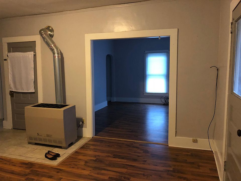 Looking into living room