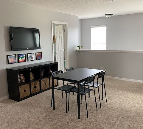 Upstairs loft/living area