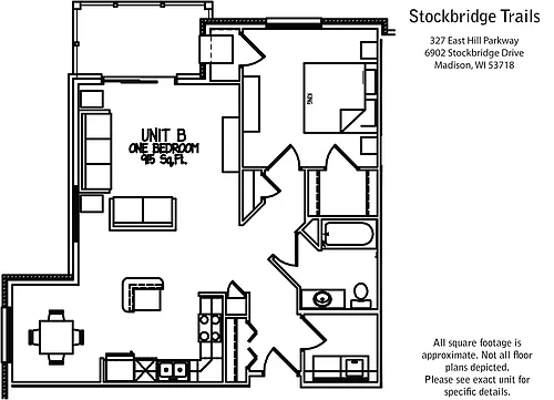 Floor plan Style B