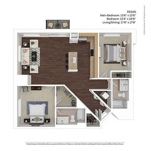 Floor plan Degas