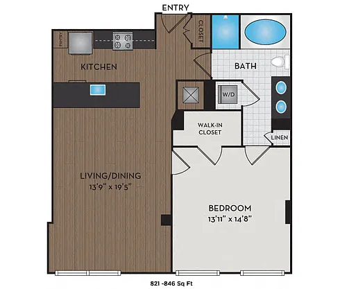 Floor plan 11F5