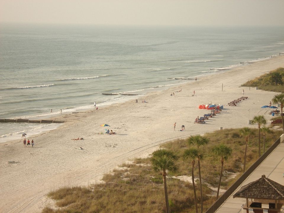 Beach view from balcony