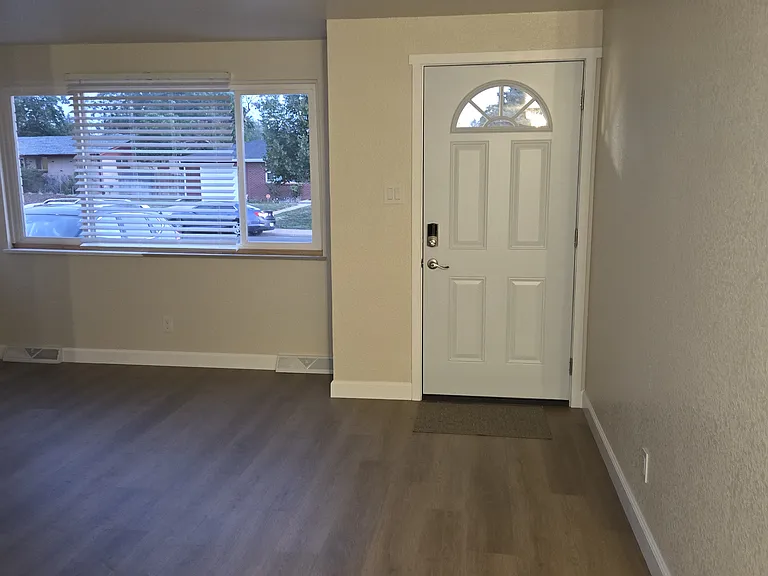 Front door.