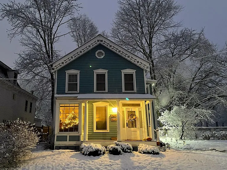 Holiday season at the house! My favorite picture taken by one of our long time tenants.