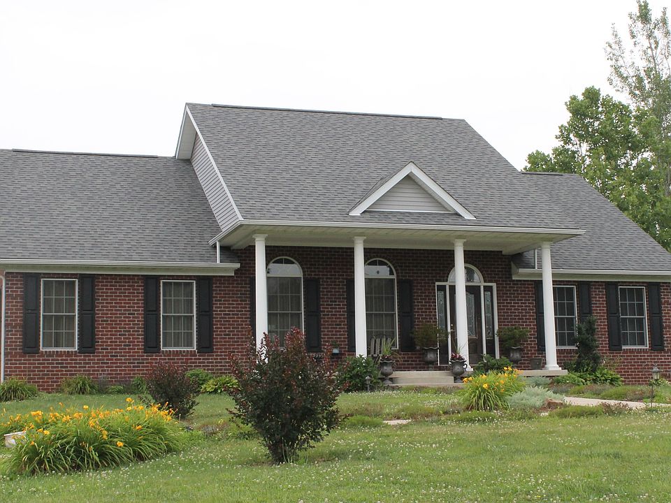 Front view faces the creek