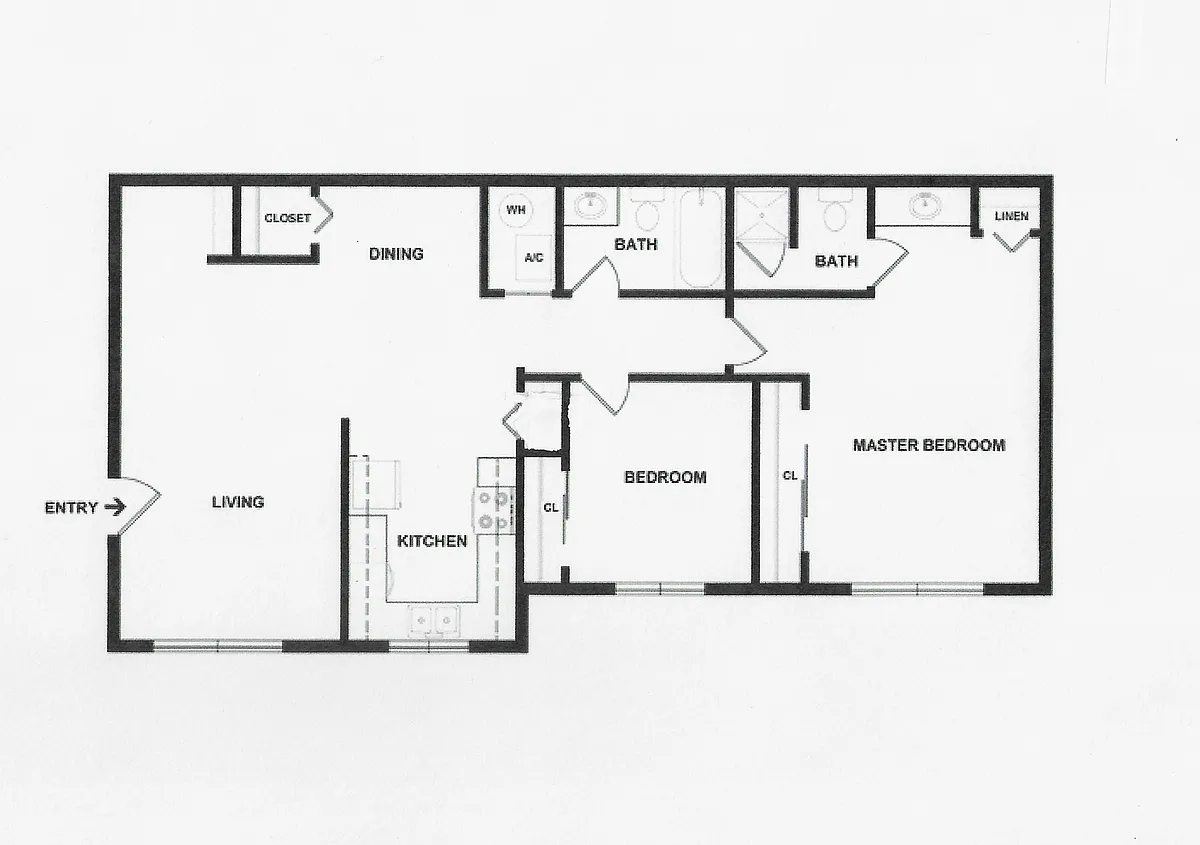 Floor plan The Catamaran